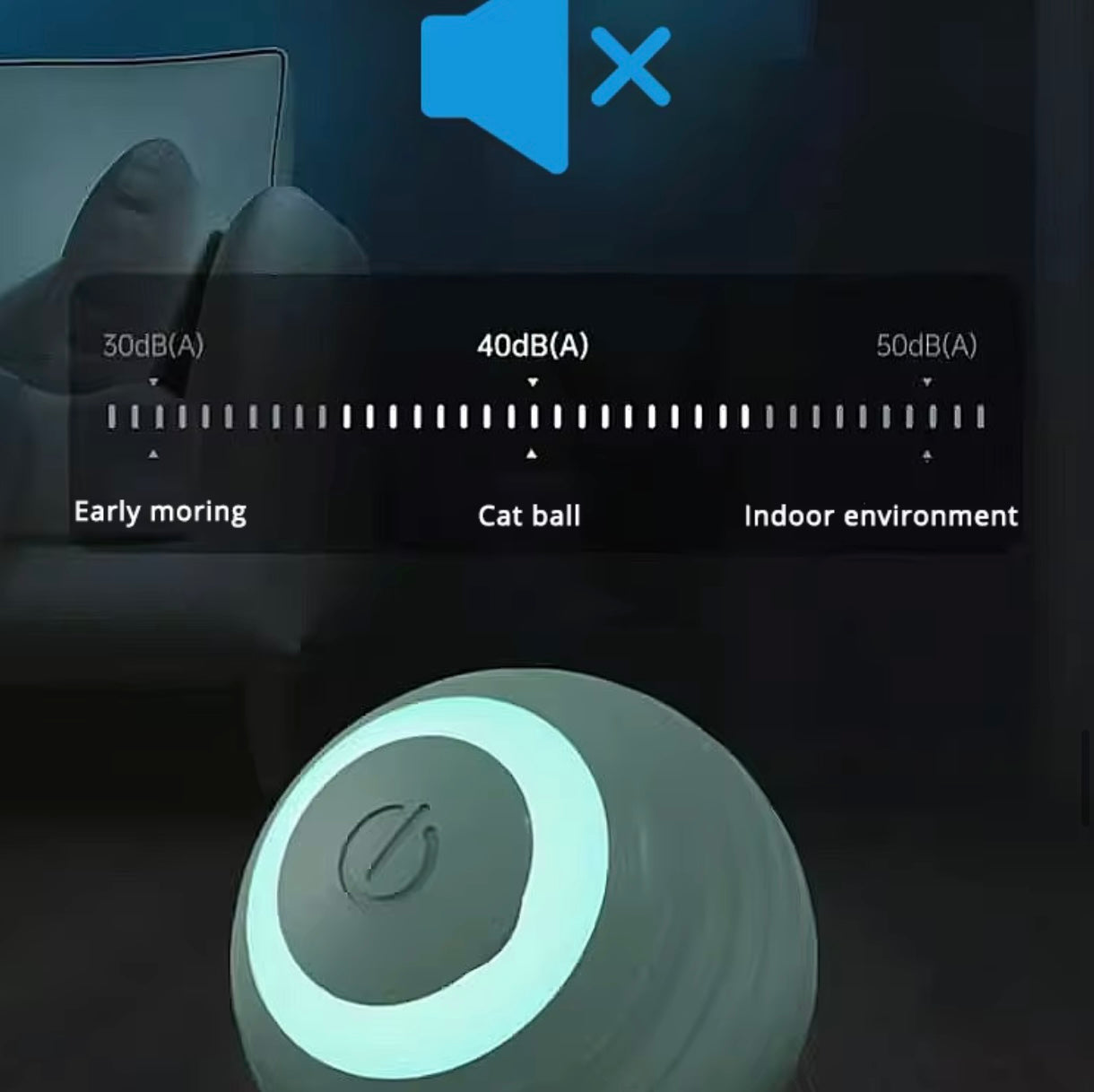 Smart Interactive Cat Ball – Automatic Indoor Play